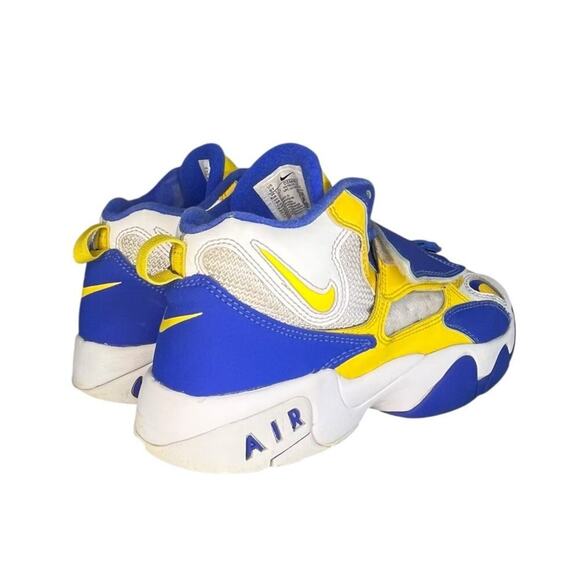 Nike Air Max Speed Turf 'Rams' GS Sneakers Size 6Y White Gold Blue - Picture 4 of 6